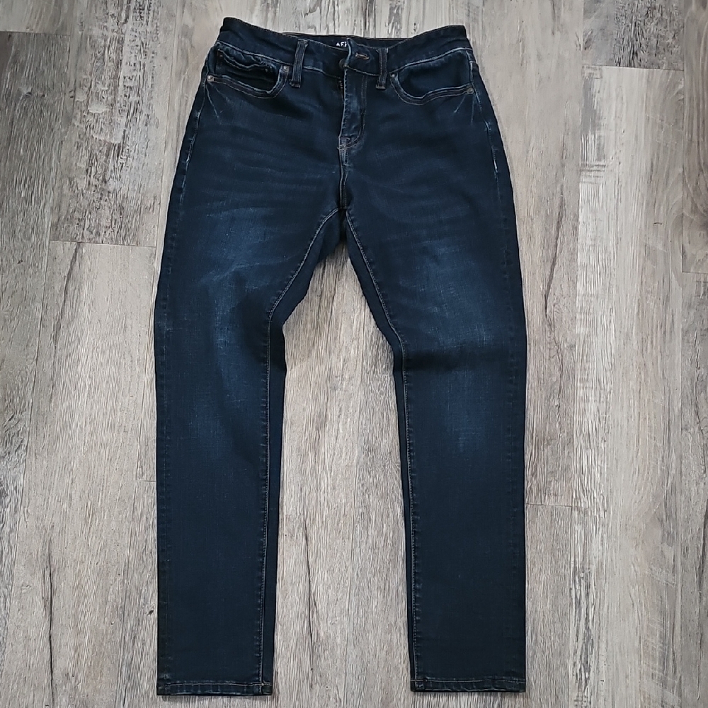 Aero Men's Dark Blue Jeans